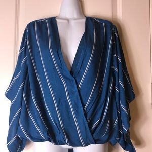 Free People Sleepy Time Striped Kimono Sleeve